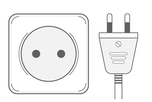Type C power plug and socket