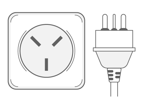 Type H power plug and socket