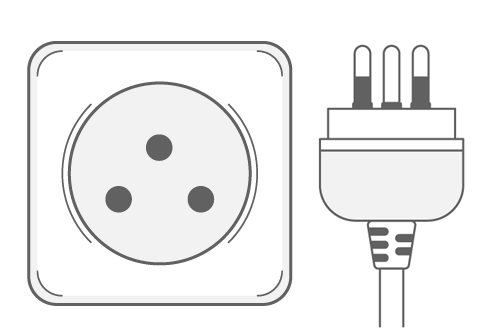 Type O power plug and socket